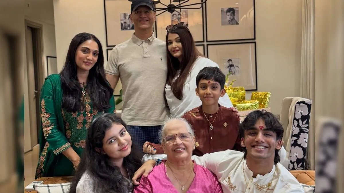 Aishwarya Rai Celebrates Raksha Bandhan With Aaradhya and Family
