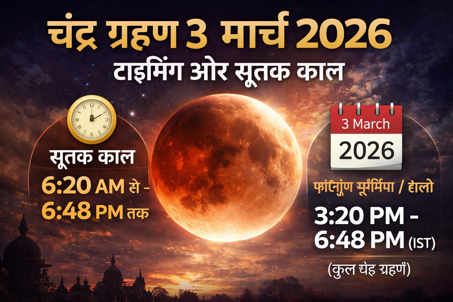 Chandra Grahan on 3 March 2026: Timings, Sutak Kaal and What to Expect