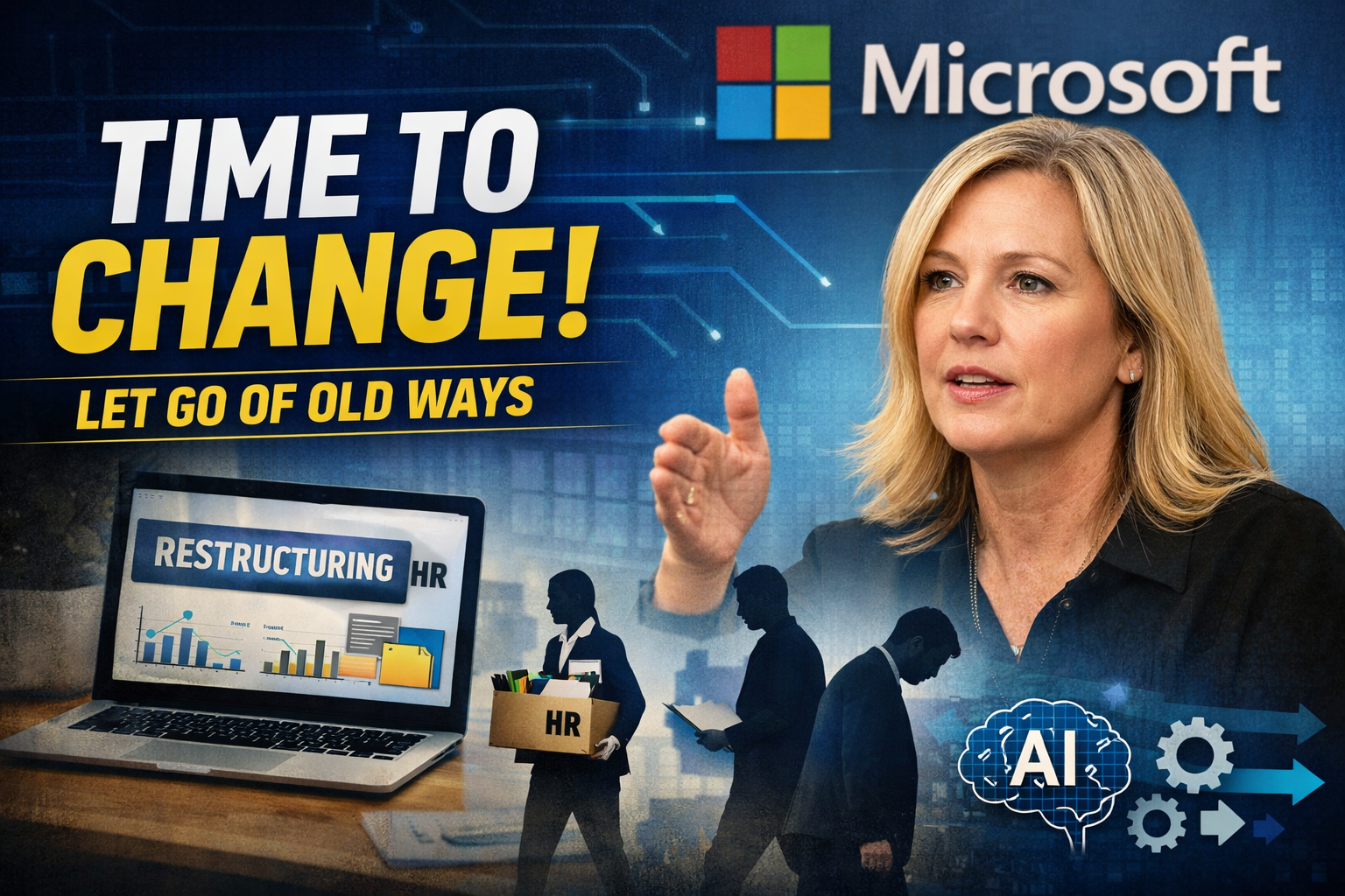 Microsoft HR Head Tells Employees &ldquo;Time to Change,&rdquo; Urges Them to Let Go of Old Ways